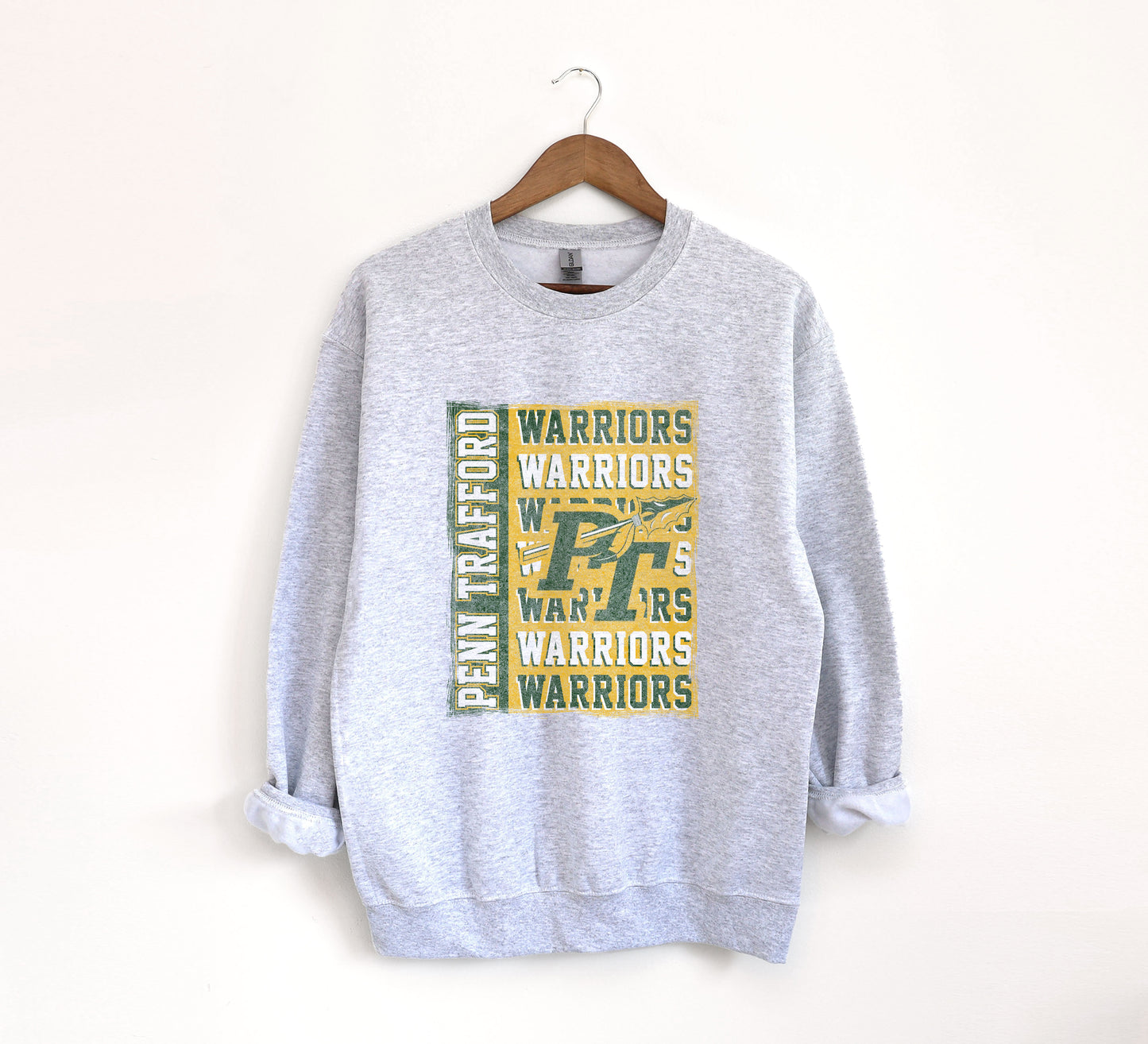 Penn Trafford Warriors 4 - Adult Crew Sweatshirt