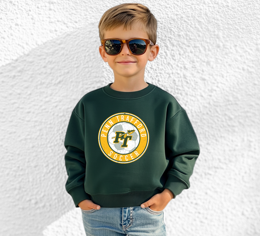 Penn Trafford Warriors Soccer 3 - Youth Crew Sweatshirt