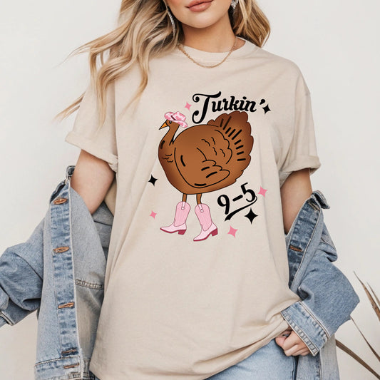 Turkin' 9 to 5 - Adult Unisex T-Shirt