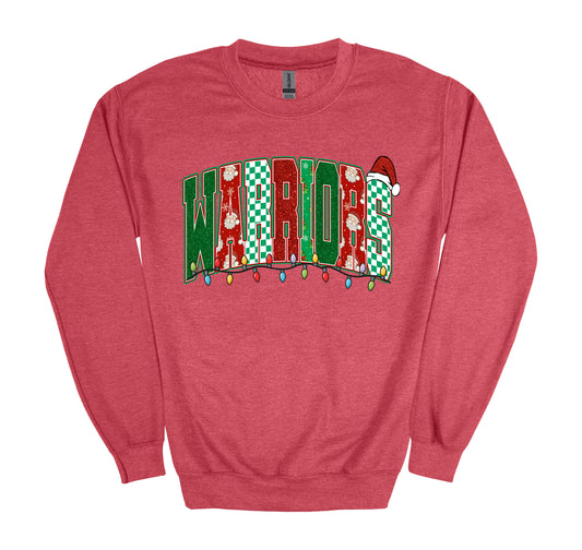Warriors Christmas - Adult Crew Sweatshirt