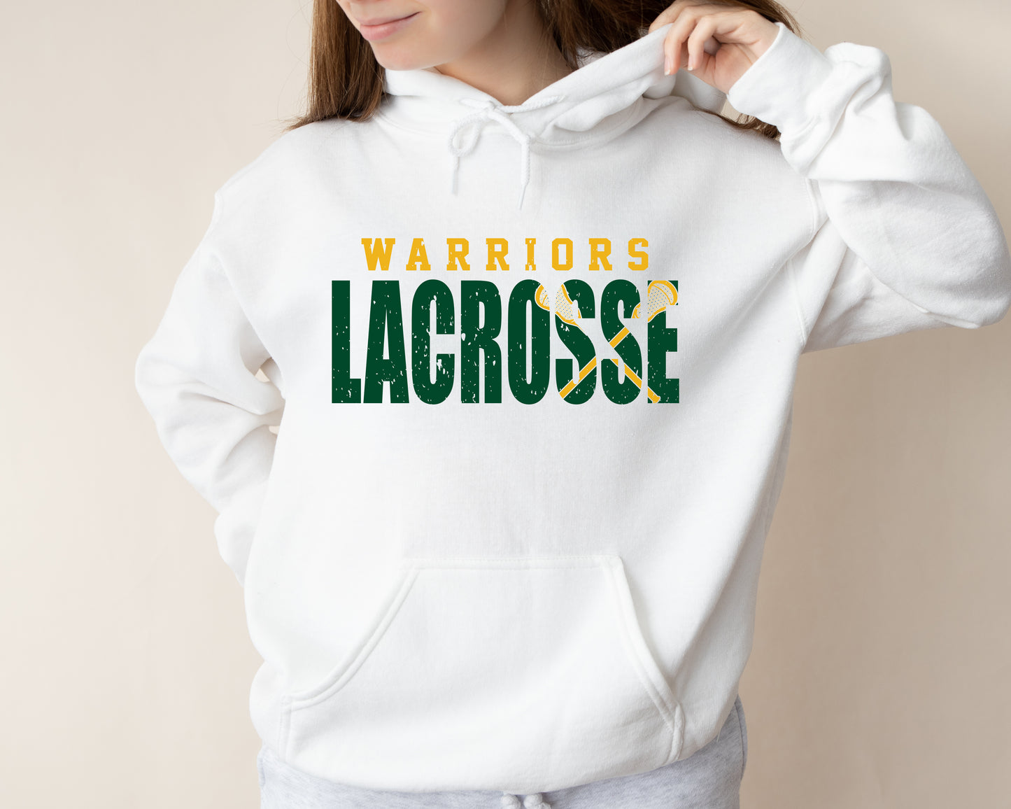 Warriors Lacrosse 3 - Adult Hoodie