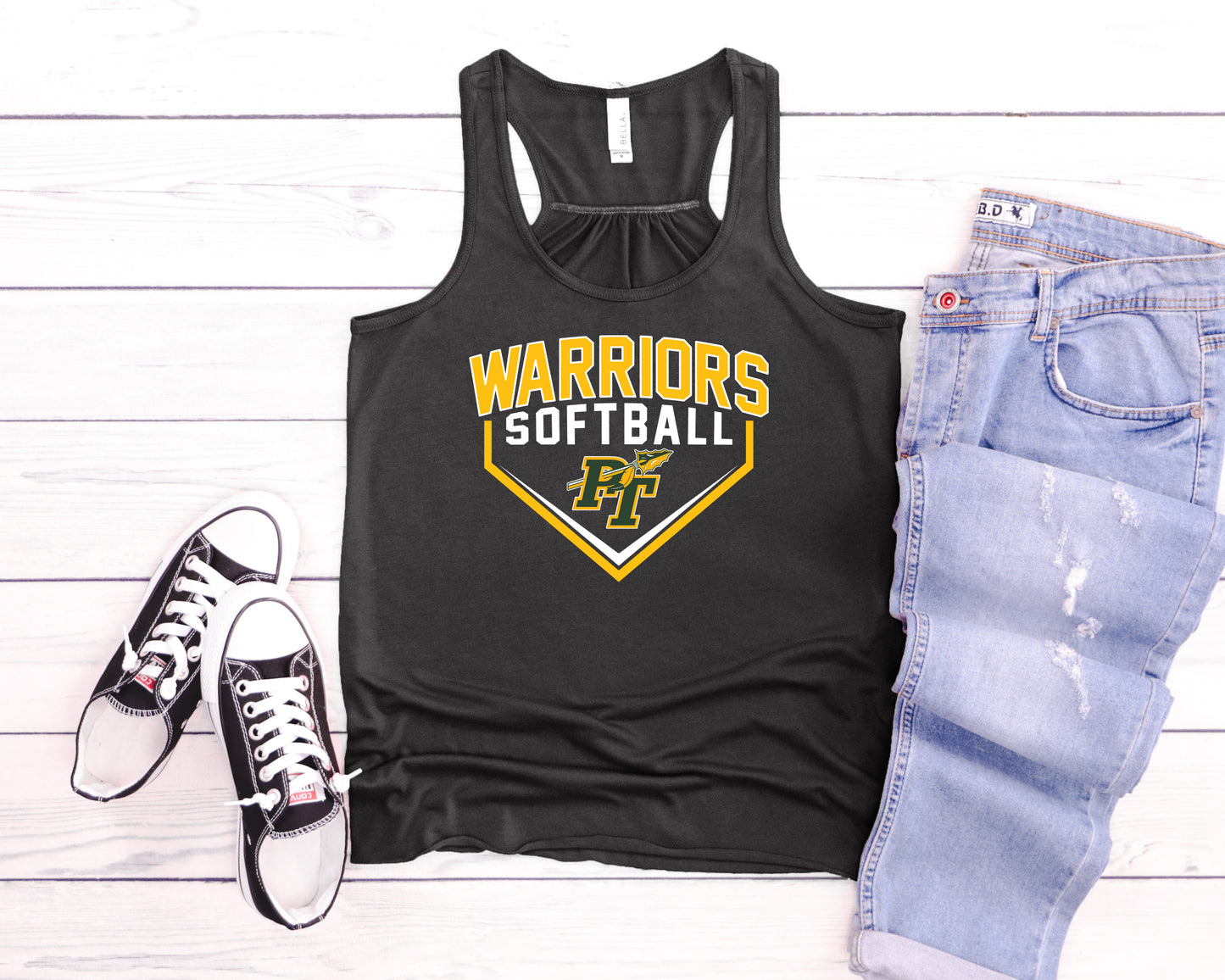 Warriors Softball 2 - Flowy Tank
