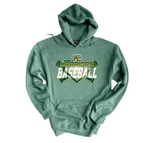 Warriors Baseball - Adult Hoodie