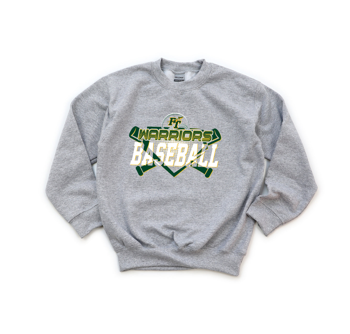 Warriors Baseball - Youth Crew Sweatshirt