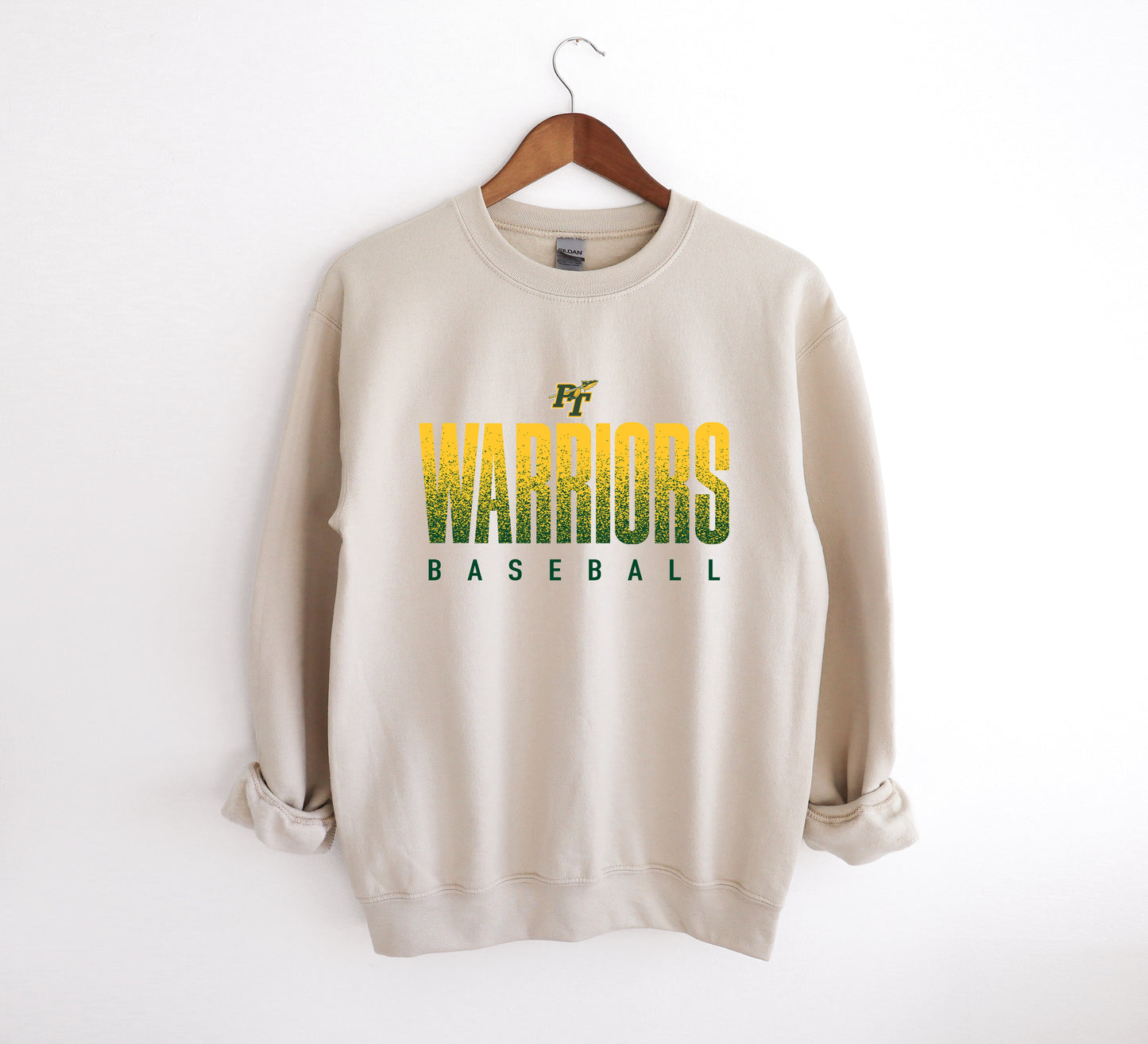 Warriors Baseball 2 - Adult Crew Sweatshirt