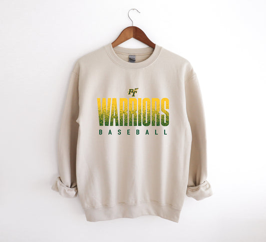 Warriors Baseball 2 - Adult Crew Sweatshirt