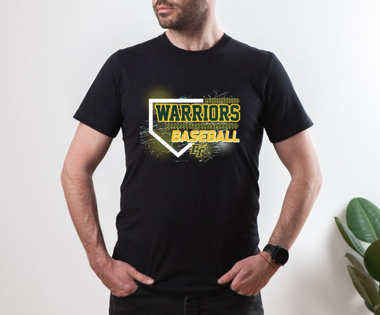 Warriors Baseball 2 - Adult T-Shirt