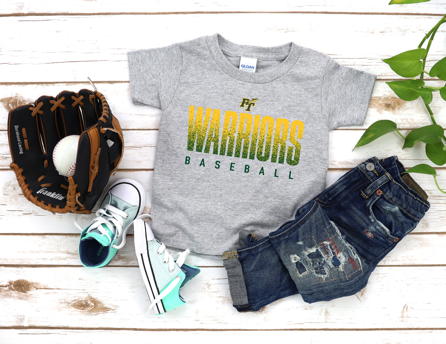 Warriors Baseball 2 - Youth T-Shirt