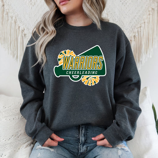 Warriors Cheerleading - Adult Crew Sweatshirt