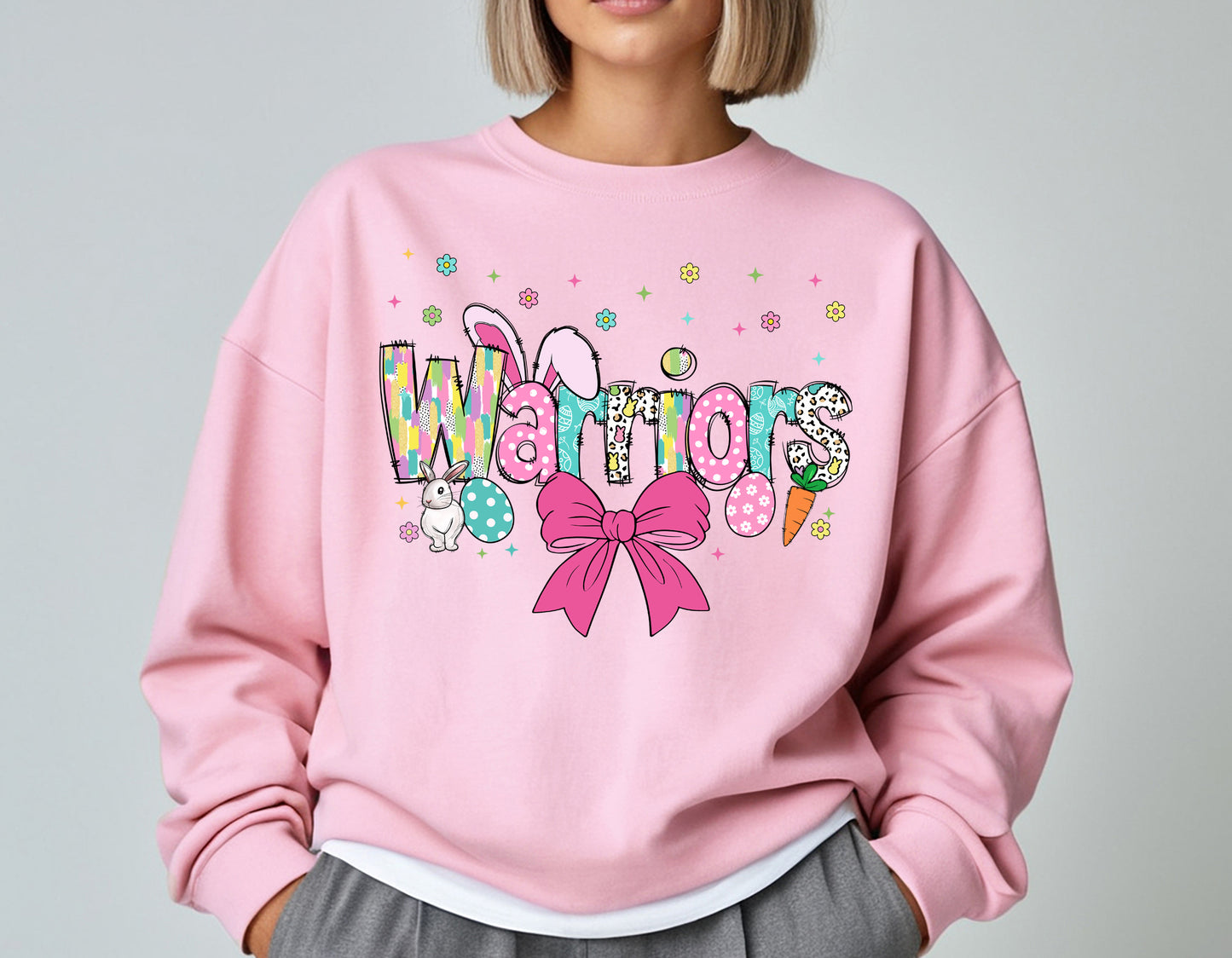 Warriors Easter - Adult Crew Sweatshirt