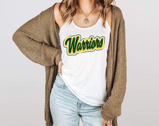 Warriors Graffiti - Flowy Tank