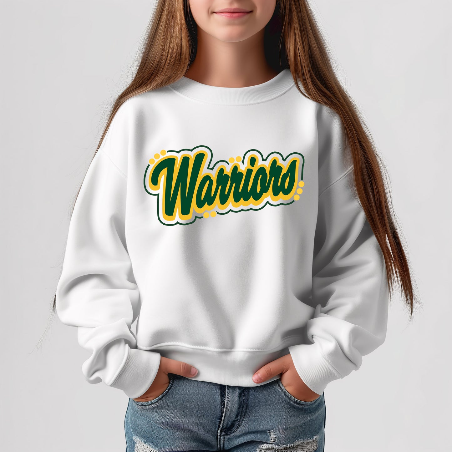 Warriors Graffiti - Youth Crew Sweatshirt