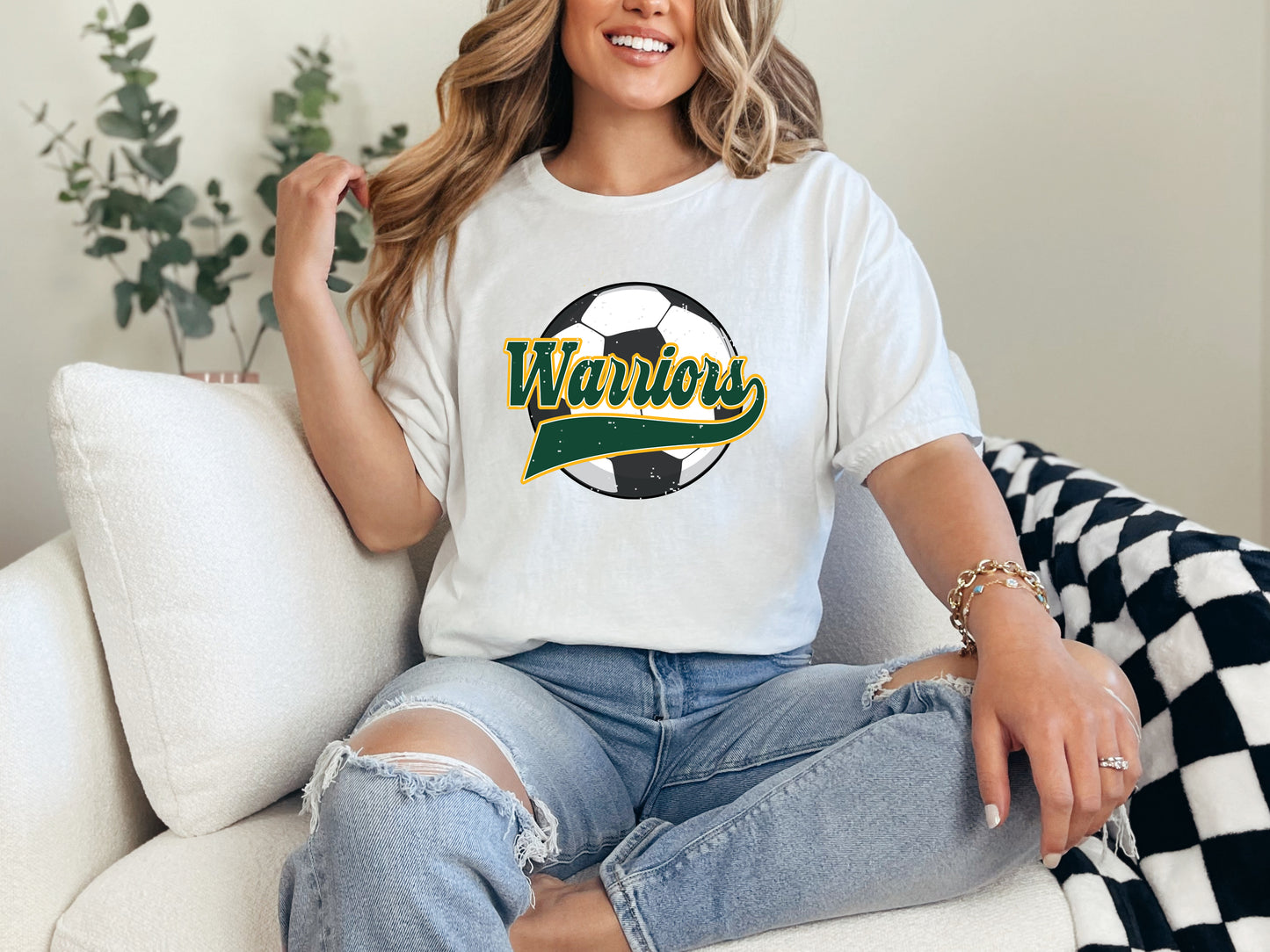 Warriors Soccer 2 - Adult Unisex T-Shirt