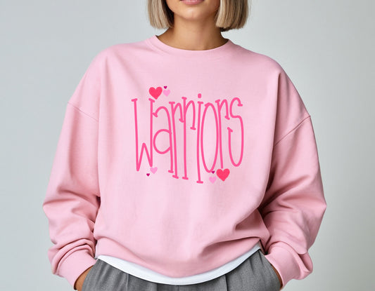 Warriors Valentines - Adult Crew Sweatshirt