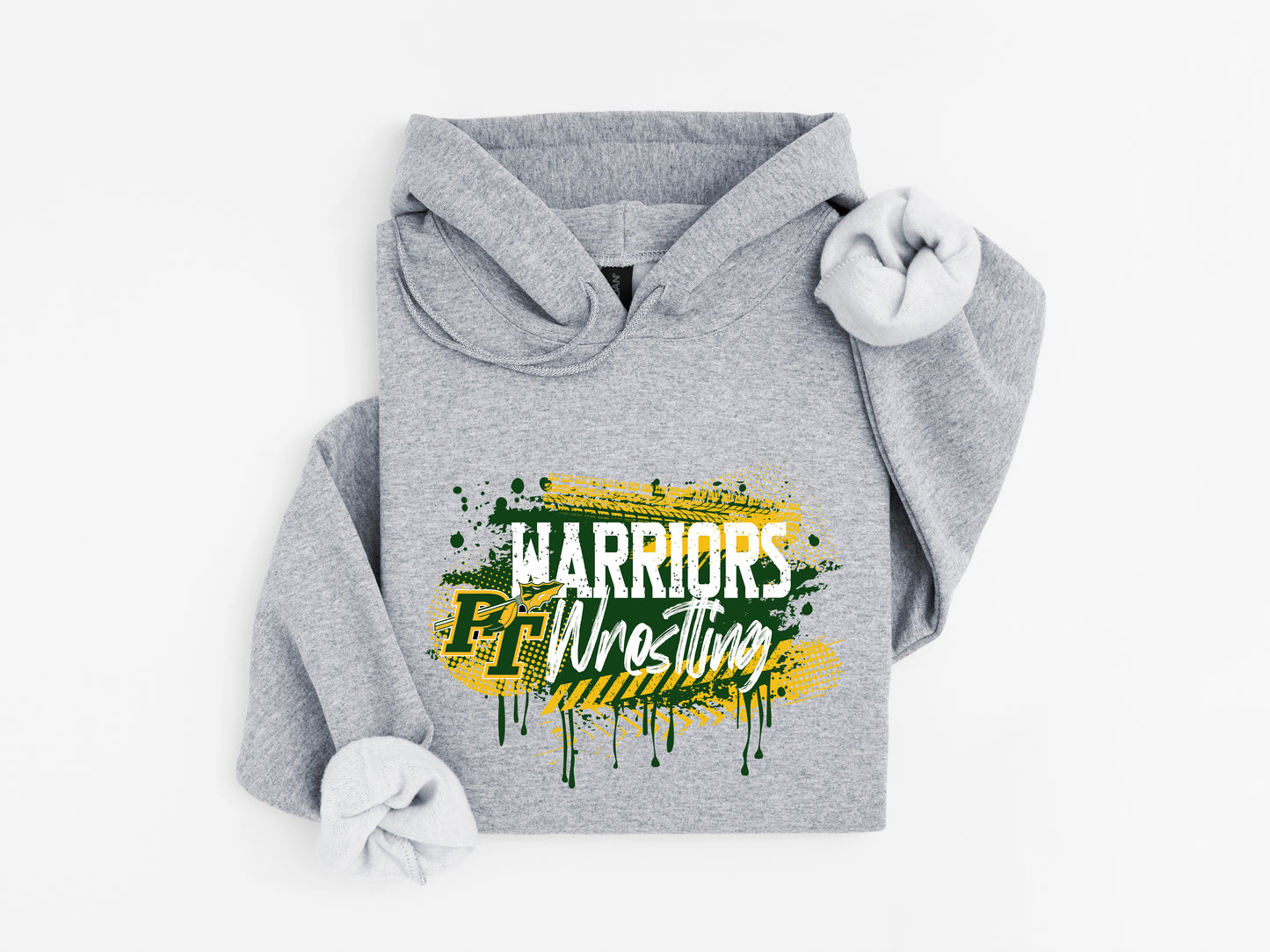 Warriors Wrestling 1 - Adult Hoodie