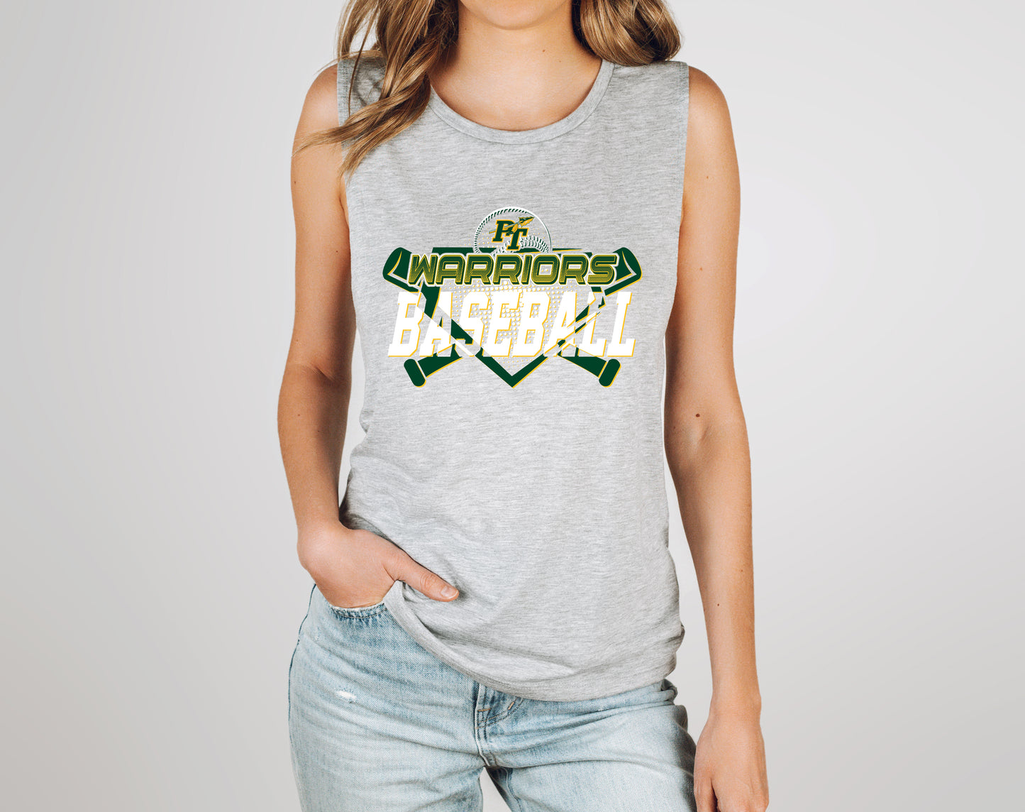 Warriors Baseball - Muscle Tank