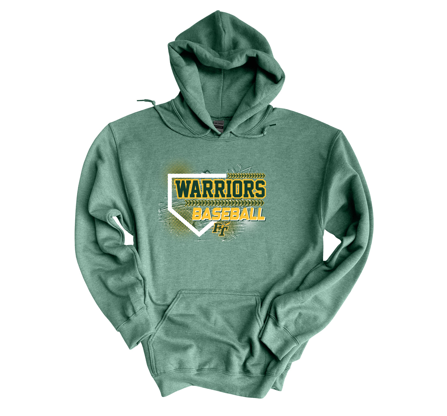 Warriors Baseball 2 - Adult Hoodie