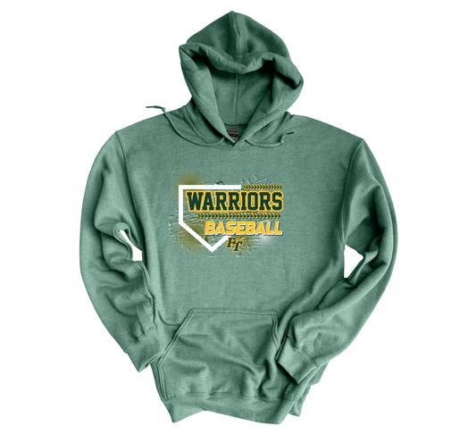 Warriors Baseball 2 - Adult Hoodie