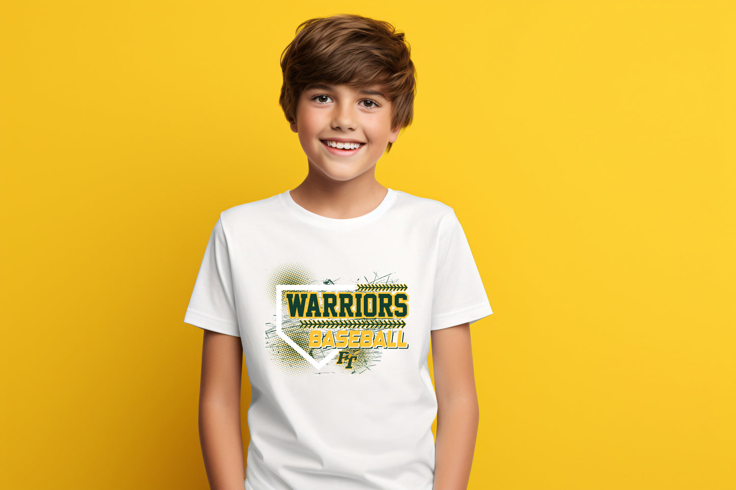 Warriors Baseball 2 - Youth T-Shirt