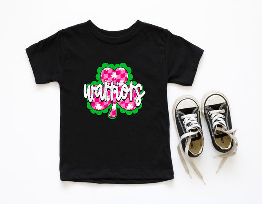 Warriors Shamrock 1 - Toddler T-Shirt