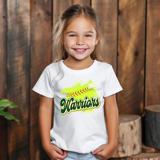 Warriors Softball - Toddler T-Shirt