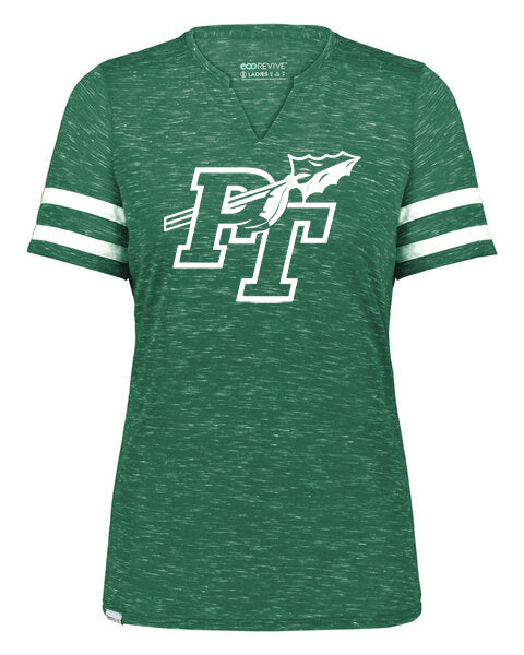 White PT Ladies Varsity Top