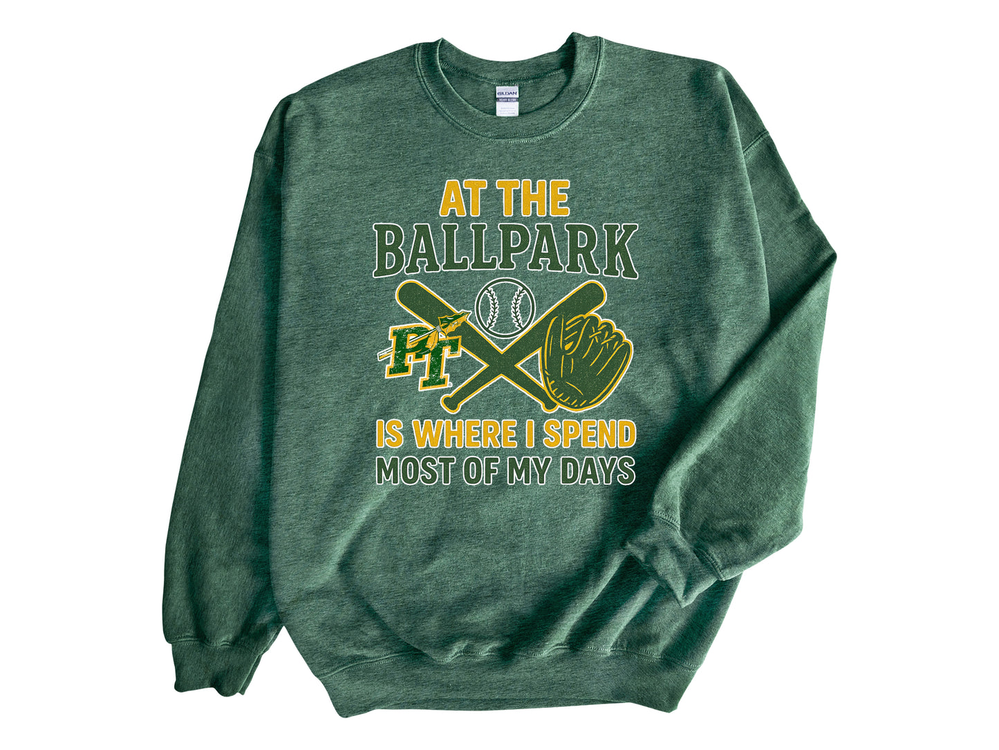 At the Ballpark - Adult Crew Sweatshirt