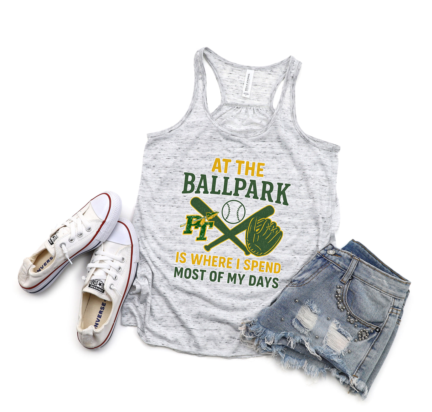 At the Ballpark - Flowy Tank