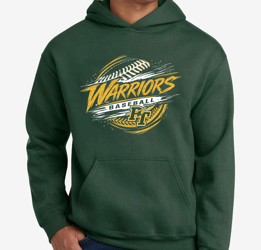 Warriors Baseball 6 - Adult Hoodies
