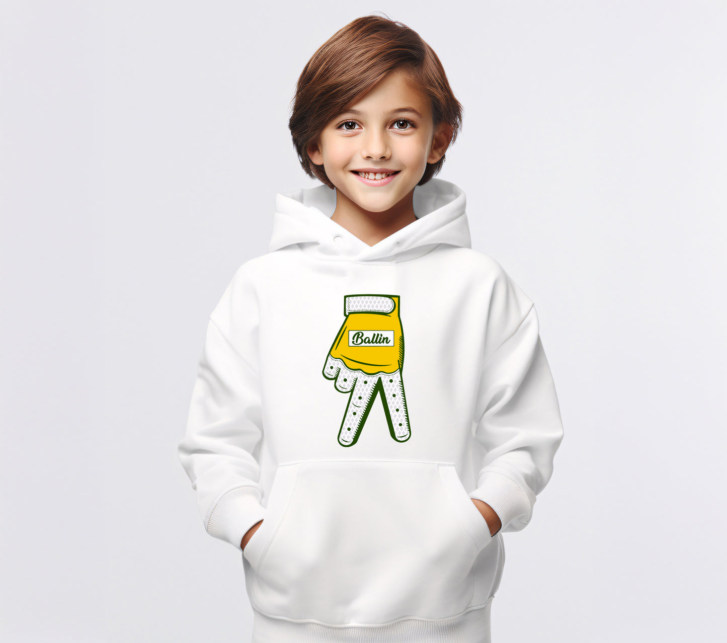 Gold Batting Glove - Youth Hoodie