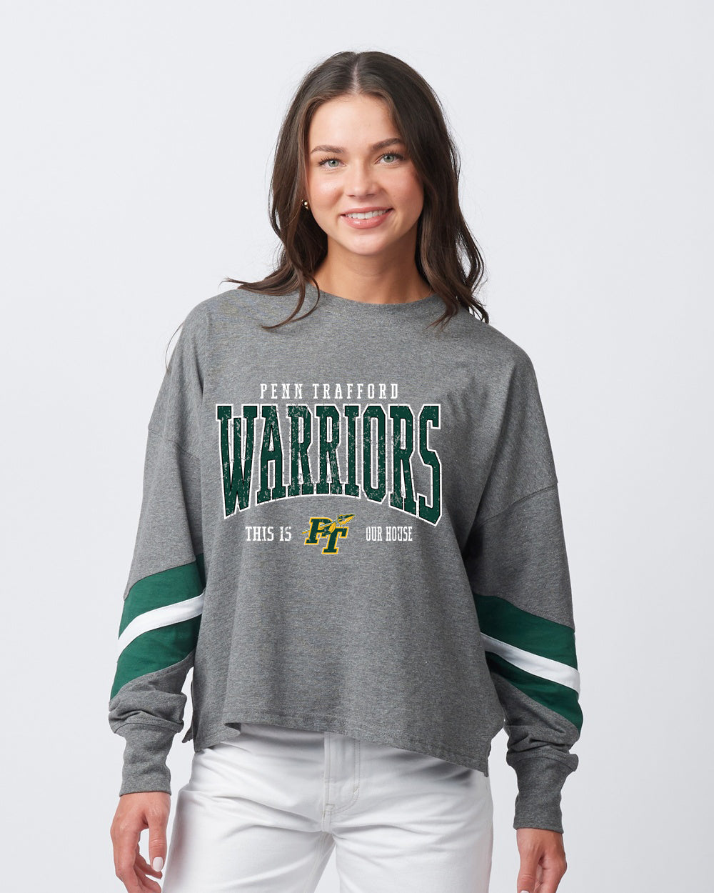 PT Boxy Long Sleeve Varsity Tee