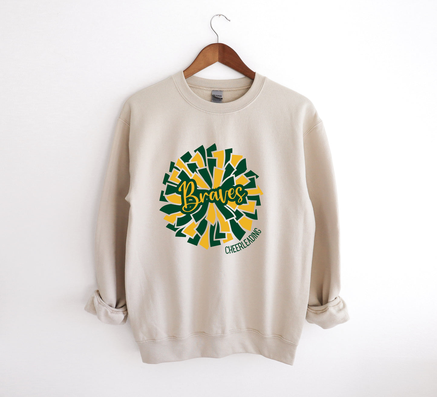 Braves Cheer - Adult Crew Sweatshirt