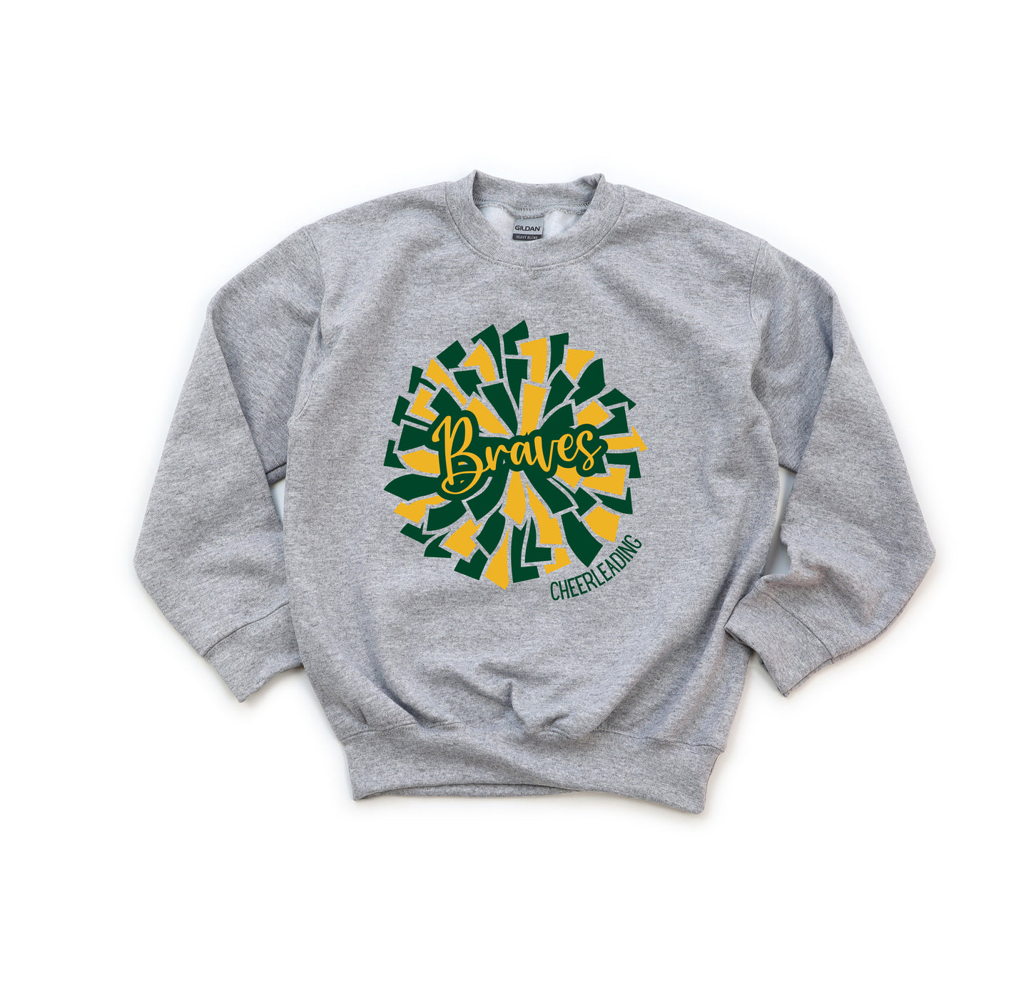 Braves Cheer - Youth Crew Sweatshirt