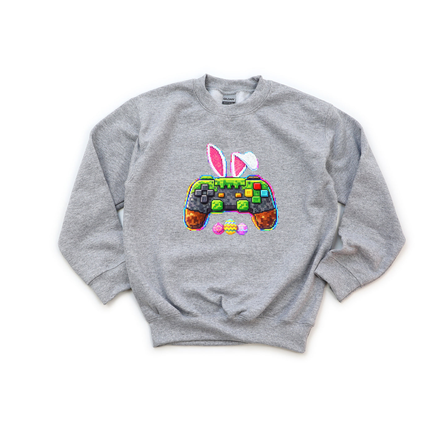 Bunny Game Controller - Youth Crew Sweatshirt
