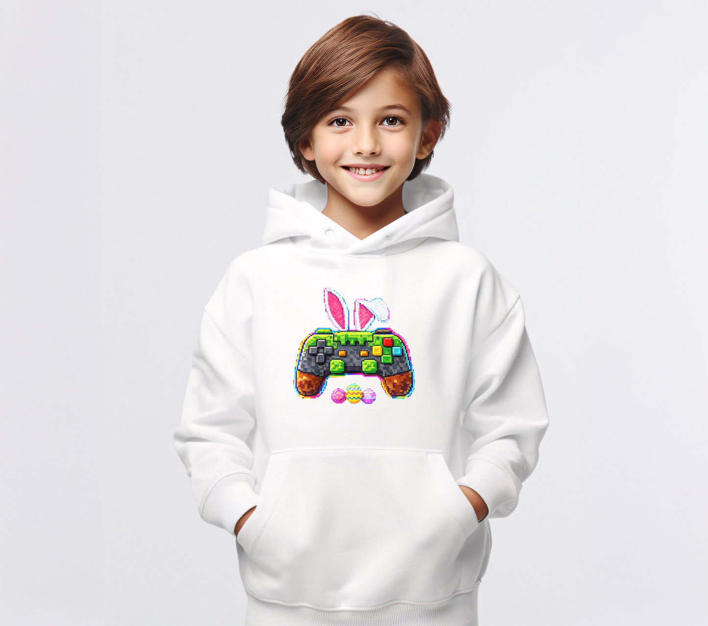 Bunny Game Controller - Youth Hoodie