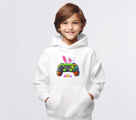 Bunny Game Controller - Youth Hoodie