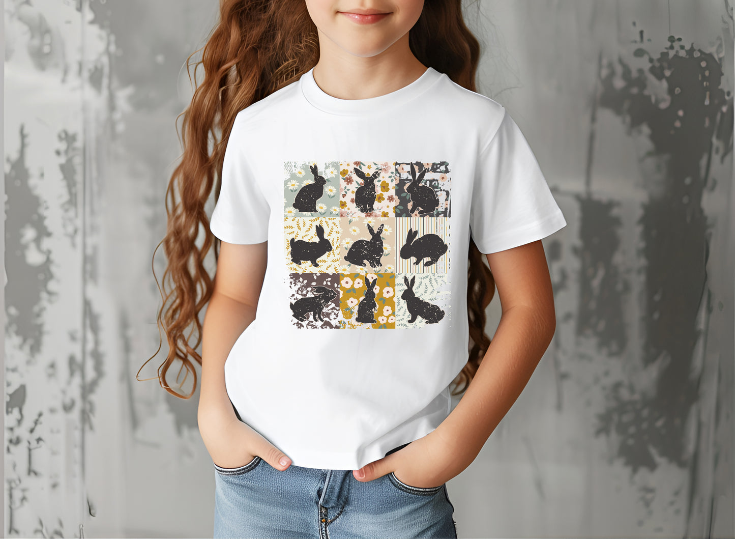 Bunny Quilt - Youth T-Shirt