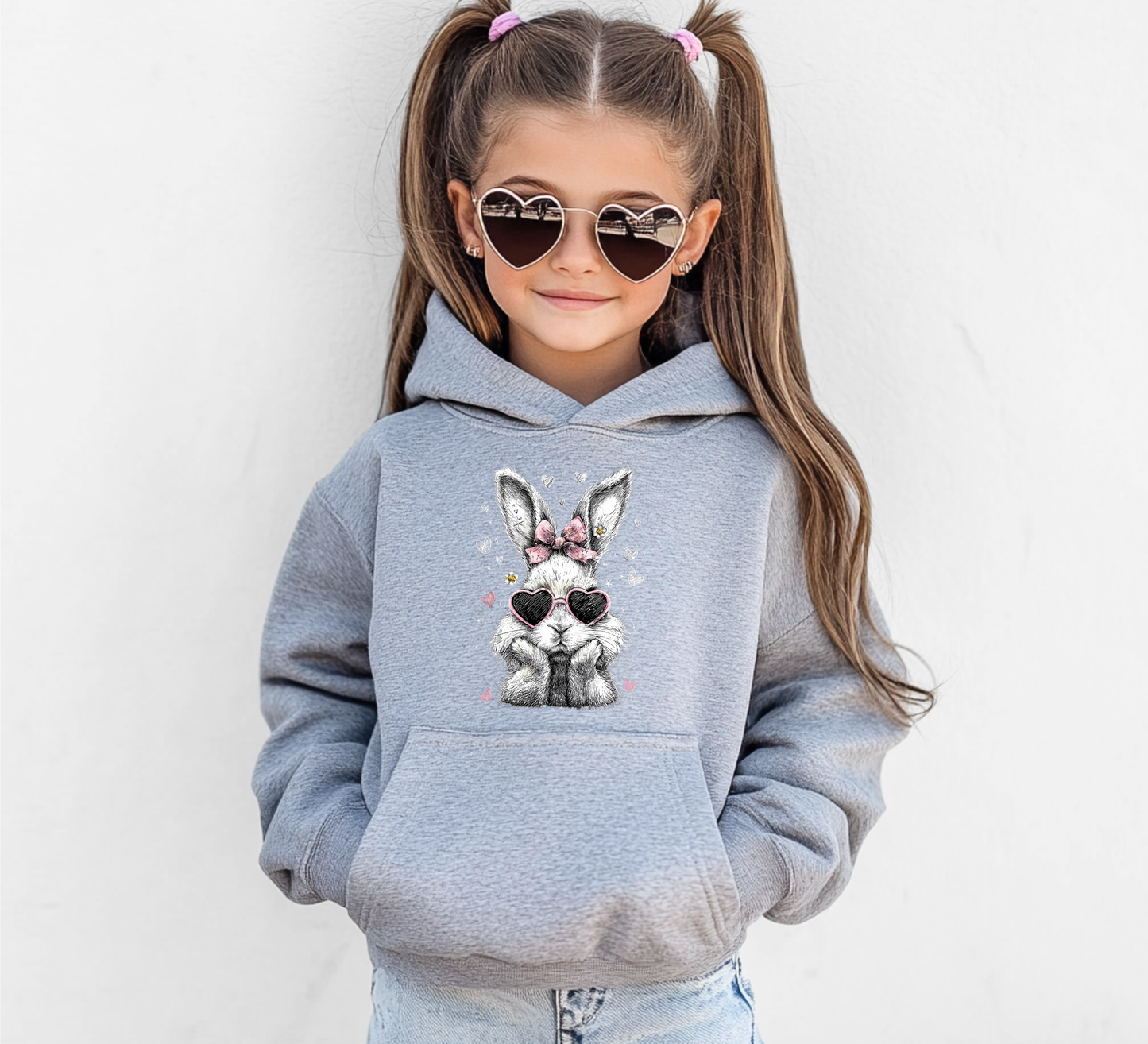 Bunny with Sunnies - Youth Hoodie