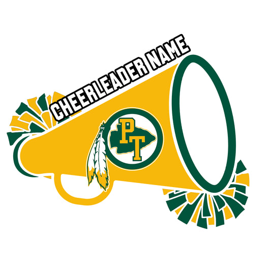 PTMAA Cheer Window Sticker