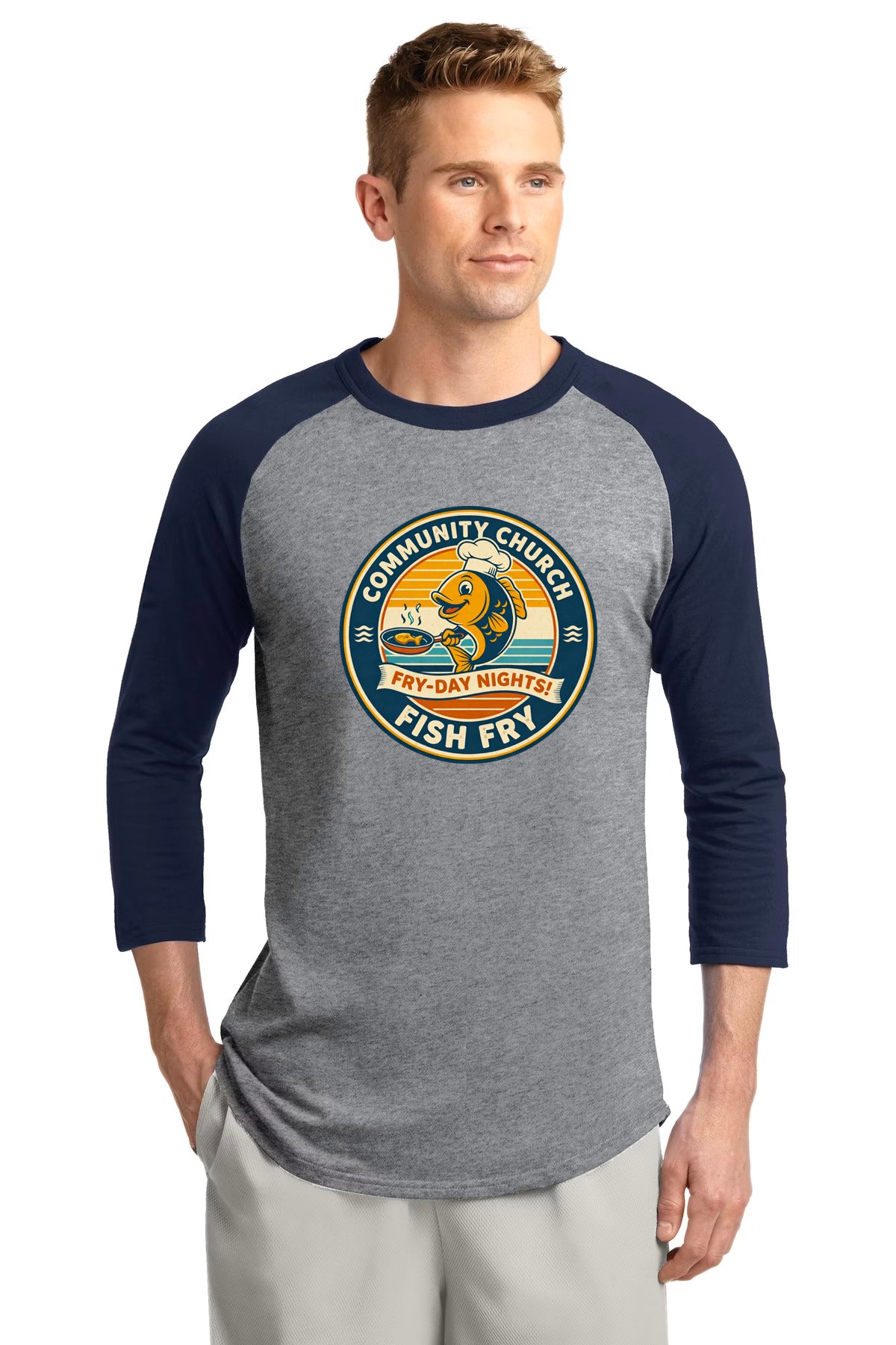 Community Church 2026 Fish Fry Raglan (Youth & Adult)