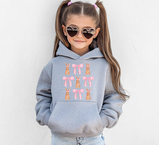 Coquette Bunny - Youth Hoodie