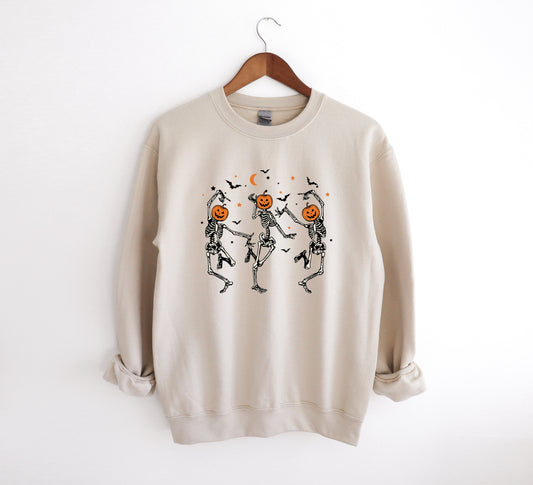 Dancing Pumpkins - Adult Crew Sweatshirt