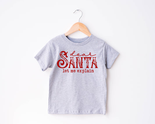 Dear Santa Let Me Explain - Youth T-Shirt