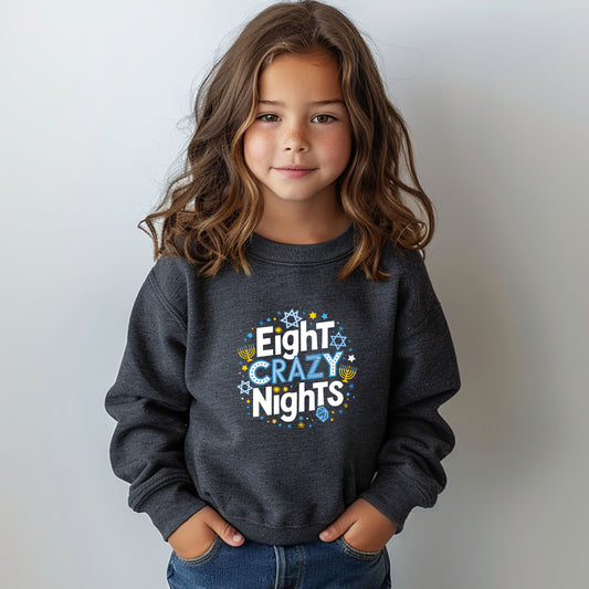 Eight Crazy Nights - Youth Crew Sweatshirt