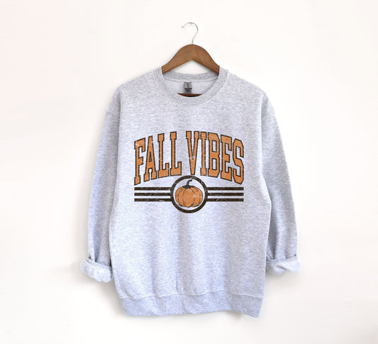 Fall Vibes - Adult Crew Sweatshirt
