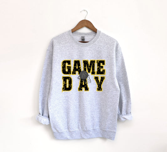 Game Day Basketball - Adult Crew Sweatshirt