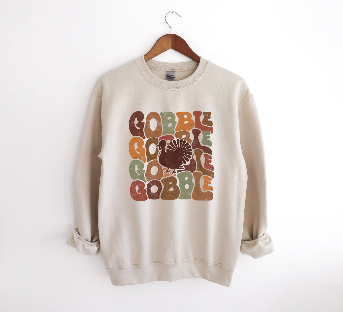 Gobble Gobble - Adult Crew Sweatshirt