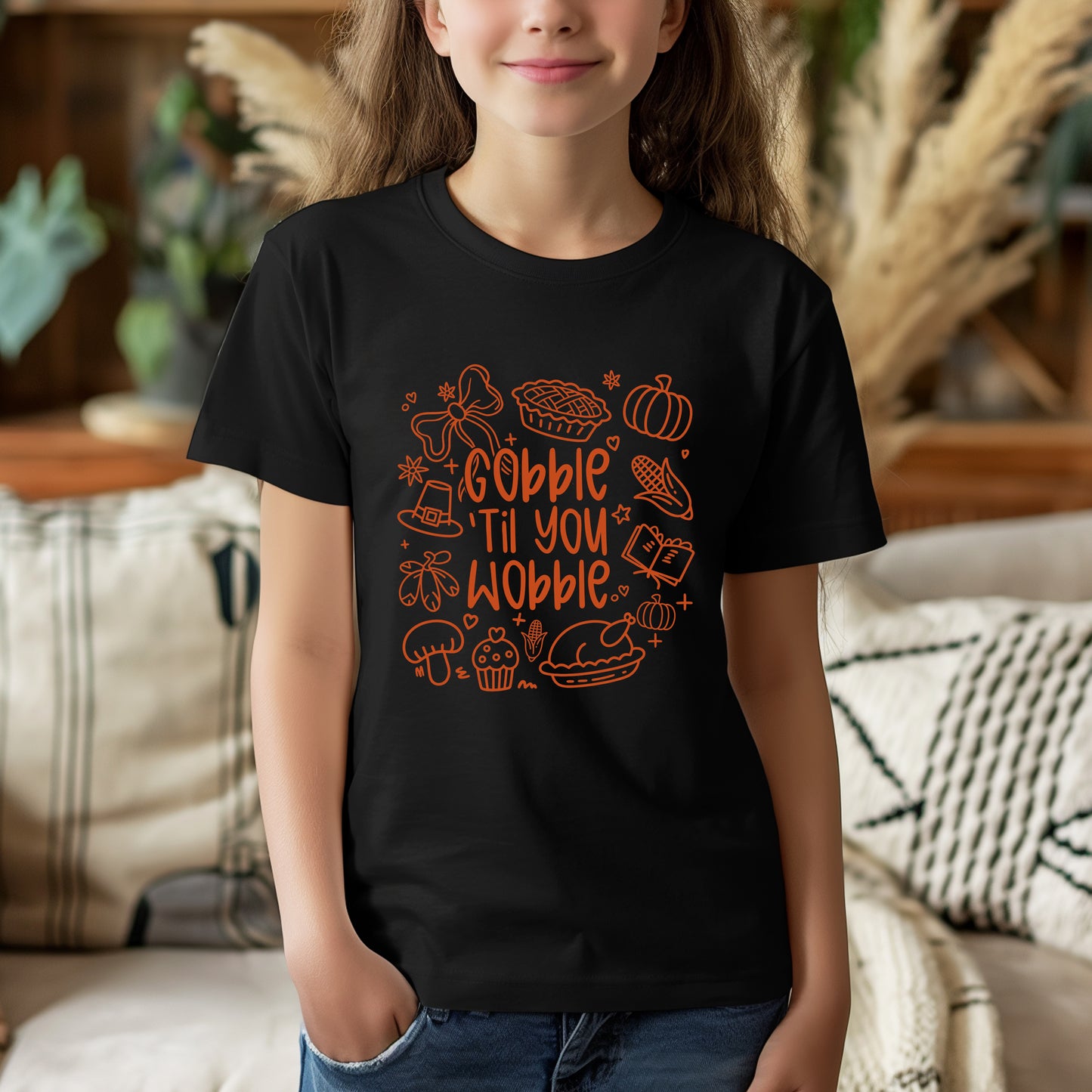 Gobble til you Wobble - Youth T-Shirt