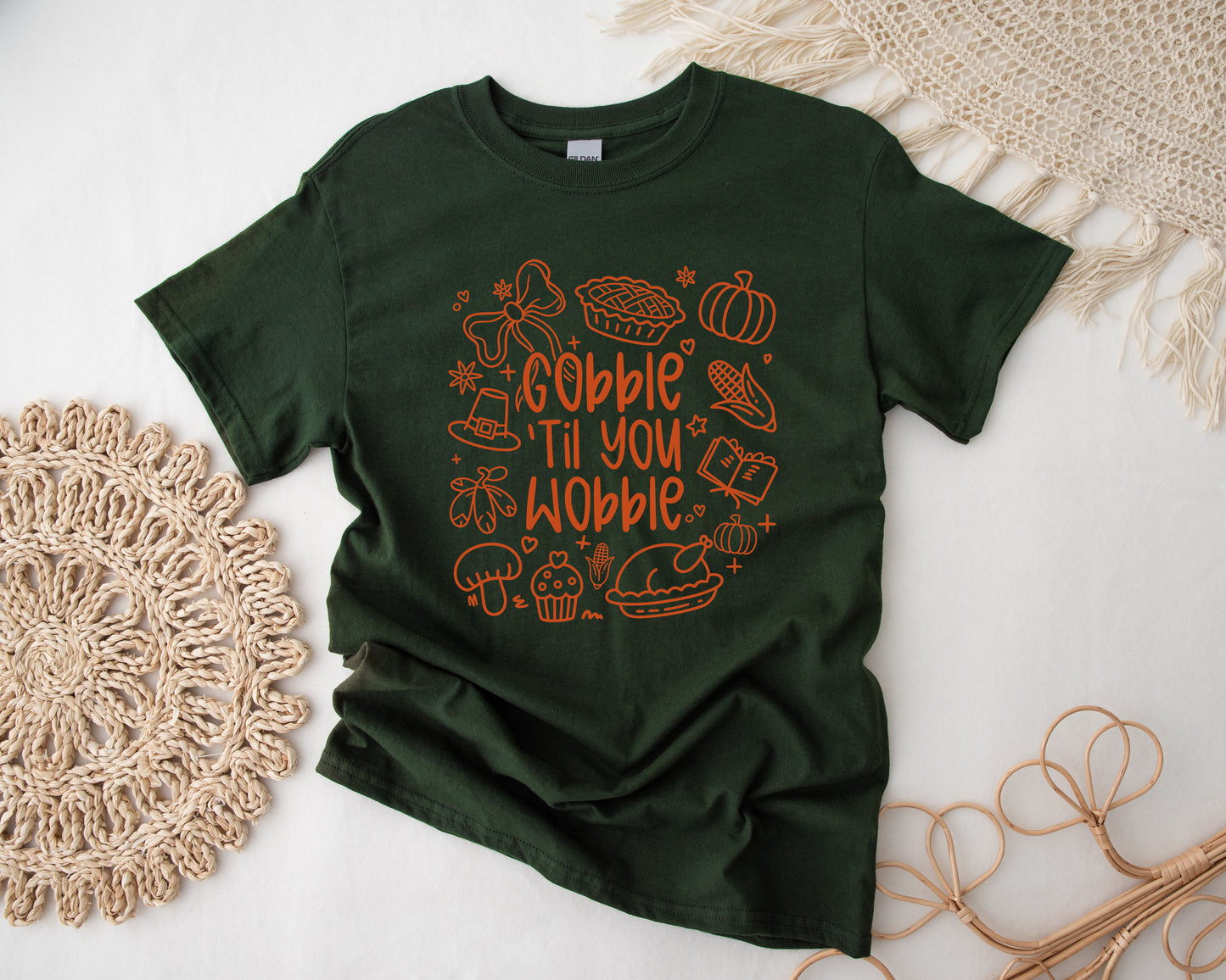Gobble til you Wobble - Adult Unisex T-shirt