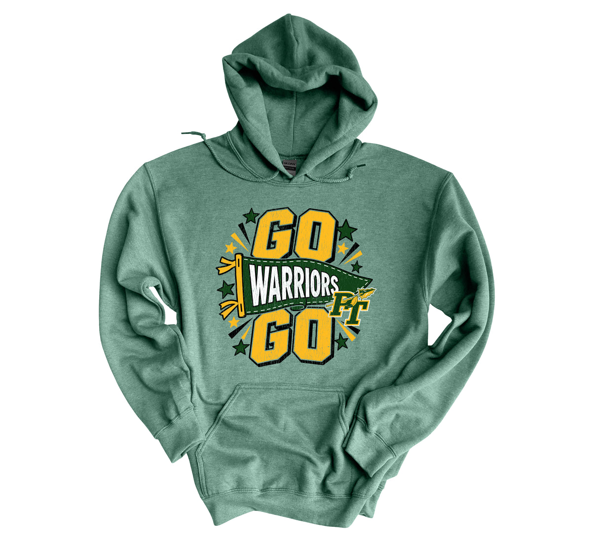 Go Warriors Go - Adult Hoodie